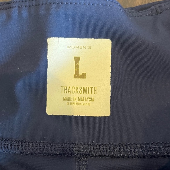 Navy Blue Tracksmith Allston Leggings - Picture 3 of 6